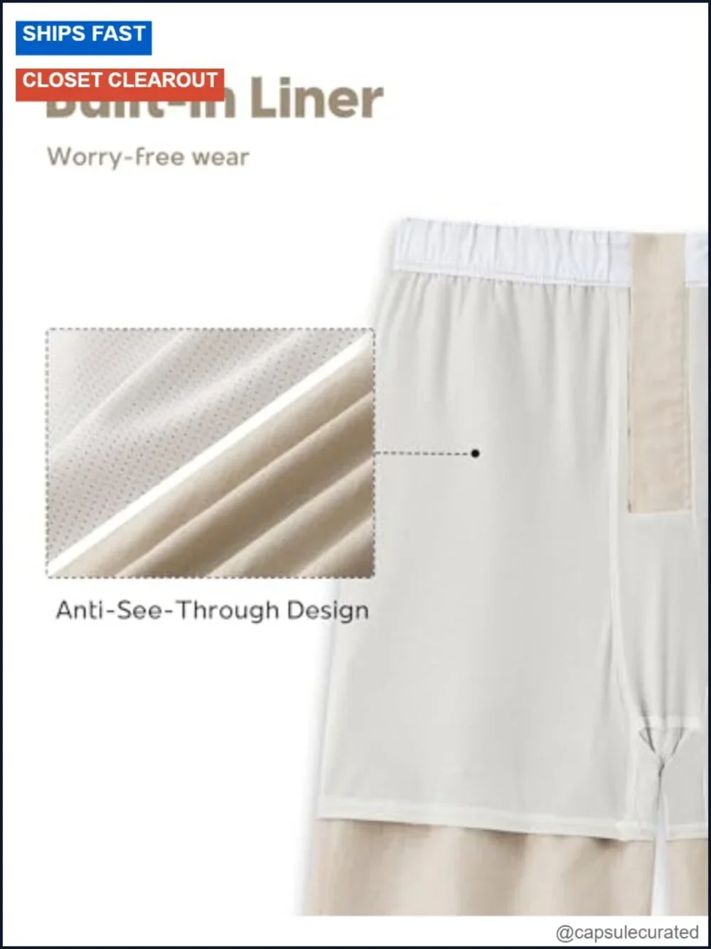 100% Linen Casual Pants with Drawstring Elastic Waist